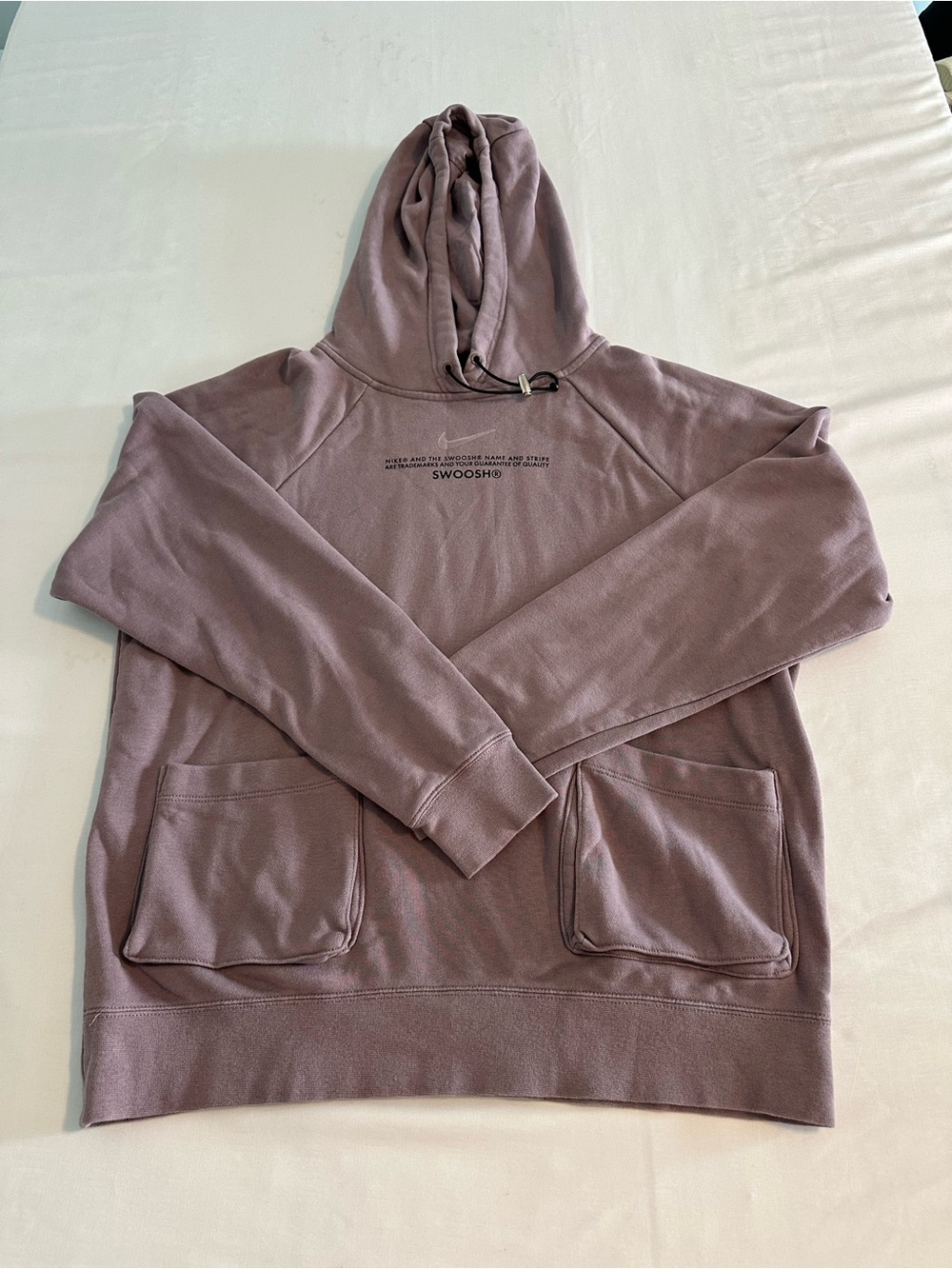 Nike Mauve Hooded Pullover Sweatshirt